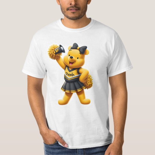 Cheerleader Winnie de Poeh T-shirt (Voorkant)