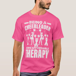 Cheerleader Zijn Is Therapie Grappige Cheerleading T-shirt