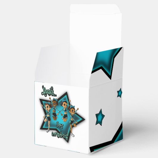 Cheerleaders Birthday Bedankdoosjes (Geopend)