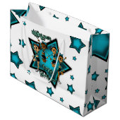 Cheerleaders Birthday Large Cadeautasje (Voorkant Gekanteld)