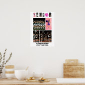 Cheerleaders Cheer Afstuderen Eindexamen Senior Ni Poster (Keuken)