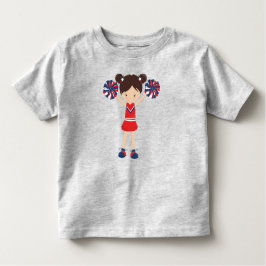 Cheerleaders, Cute Girl, Brown Hair, Cheerlead Kinder Shirts