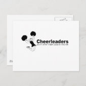 cheerleaders doen het met hun benen in de lucht briefkaart (Voorkant / Achterkant)