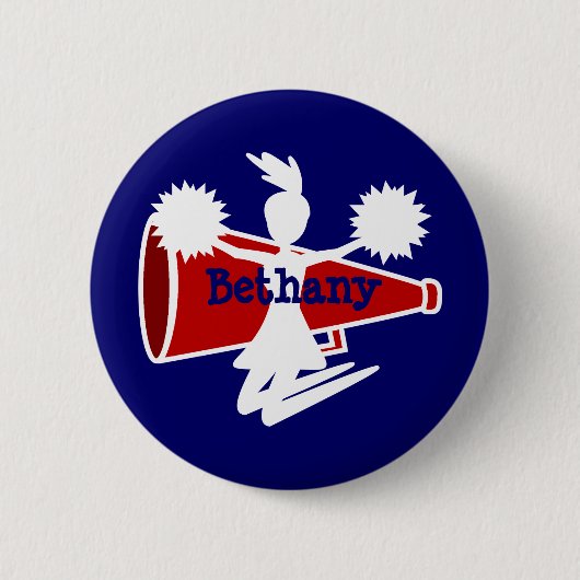 Cheerleader's Flair-Buttonnen Ronde Button 5,7 Cm (Voorkant)