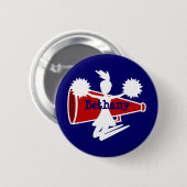 Cheerleader's Flair-Buttonnen Ronde Button 5,7 Cm (Voorkant /achterkant)