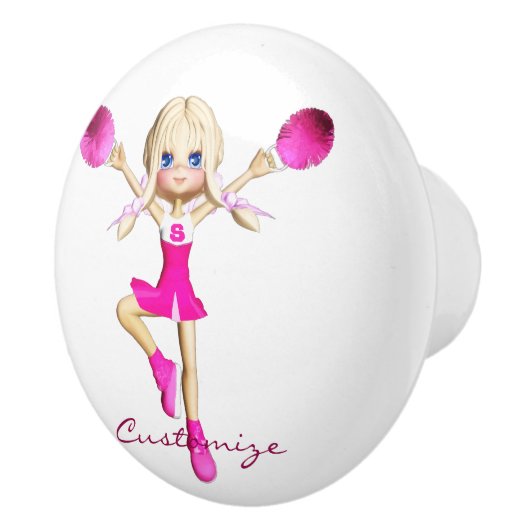 Cheerleaders Gonna Cheer Thunder_Cove Keramische Knop (Rechts)