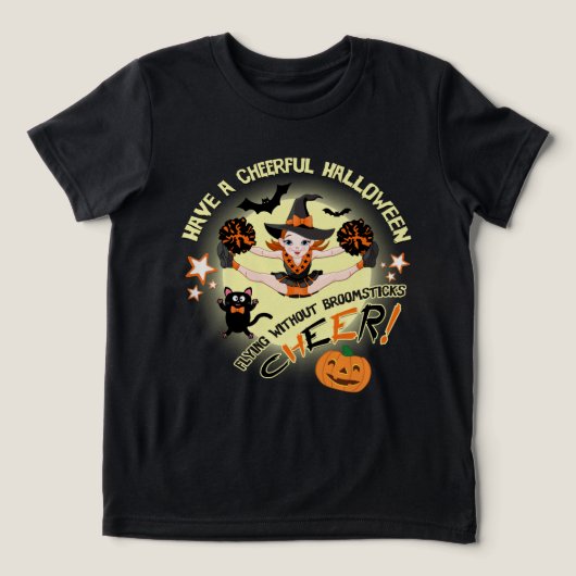 Cheerleader's Halloween Tri-Blend Shirt (Design voorkant)