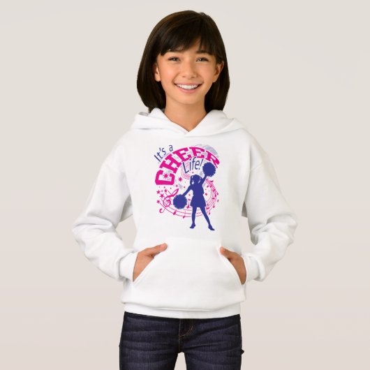 Cheerleaders, het is een Cheer Life, Cheer T-shirt (Voorkant volledig)