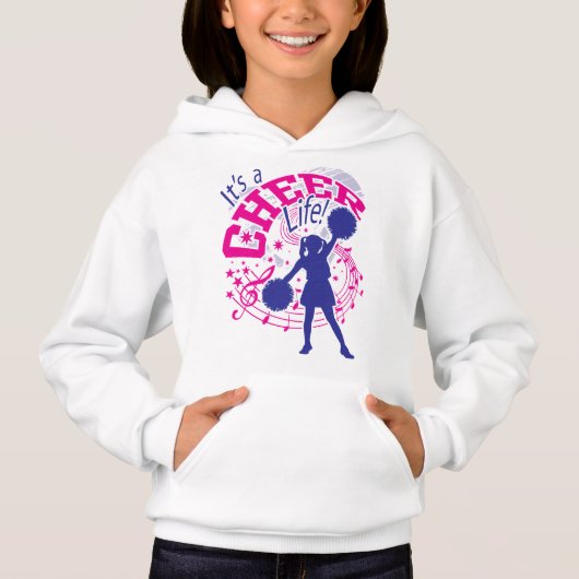 Cheerleaders, het is een Cheer Life, Cheer T-shirt (Voorkant)