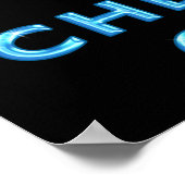 Cheerleaders houden CALM EN CHEER OP Posters (Hoek)