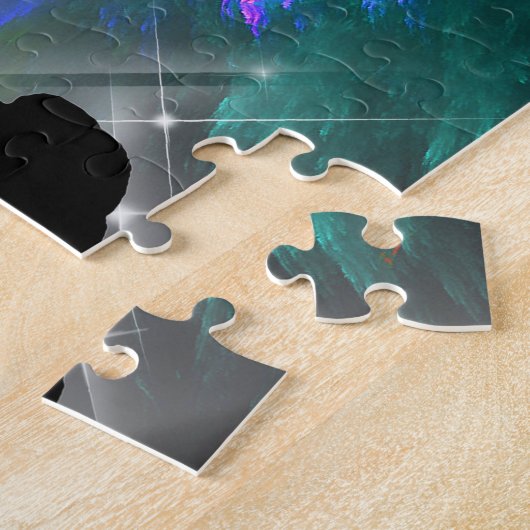 Cheerleaders in een Colorburst Legpuzzel (Zijkant)