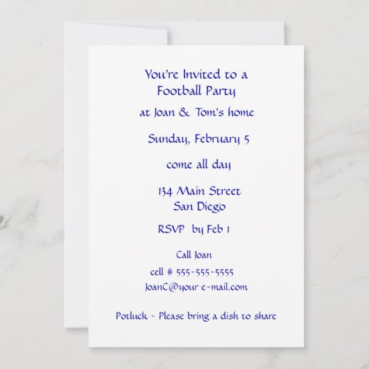 Cheerleaders in Electric Swirls Je bent uitgenodig Kaart (Achterkant)