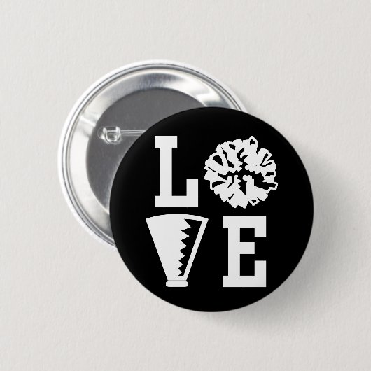 Cheerleaders Love Ronde Button 5,7 Cm (Voorkant /achterkant)