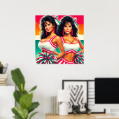  cheerleaders poster (Thuiskantoor)