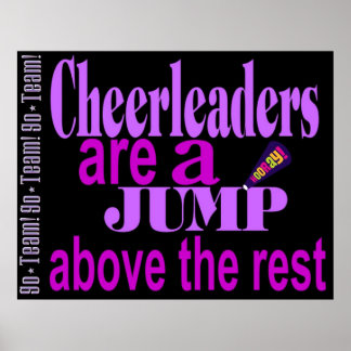 Cheerleaders Poster Print Wall Decoration