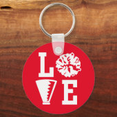 Cheerleaders, Red Love Cheerleading Sleutelhanger (Voorkant)