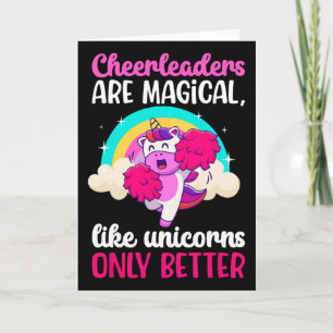 Cheerleaders Zijn Magische Cheerleading Cheer Chee Kaart