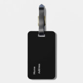 Cheerleading Bagage Label in het Rood (Achterkant verticaal)