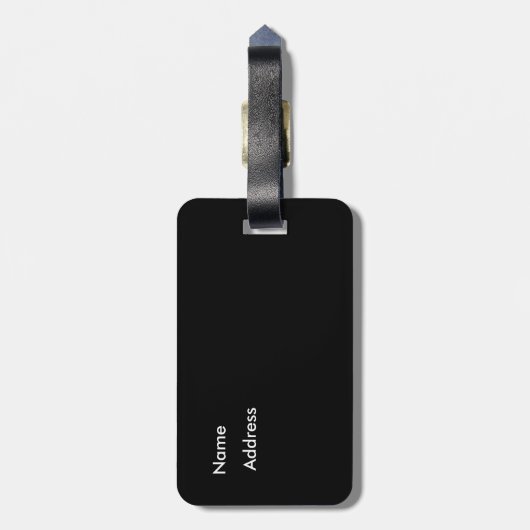 Cheerleading Bagage Label in het Rood (Achterkant verticaal)