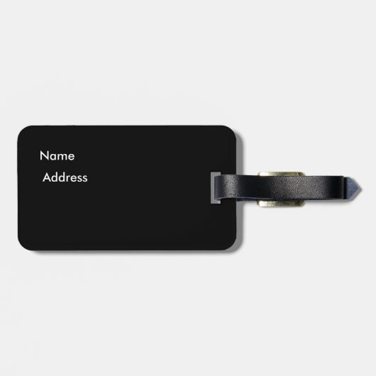 Cheerleading Bagage Label in het Rood (Achterkant horizontaal)