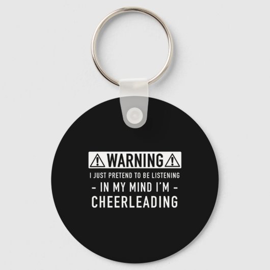 Cheerleading Cadeau _1 Sleutelhanger (Voorkant)