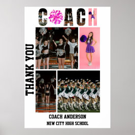 Cheerleading Cheer Coach Senior Avond Afstuderen Poster