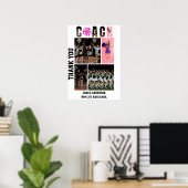 Cheerleading Cheer Coach Senior Avond Afstuderen Poster (Thuiskantoor)