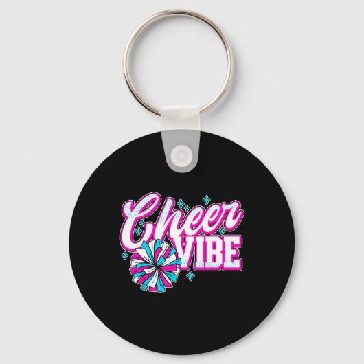 Cheerleading Cheer Sfeer Grappige Cheerleader  Sleutelhanger (Voorkant)