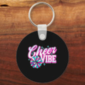 Cheerleading Cheer Sfeer Grappige Cheerleader  Sleutelhanger (Voorkant)