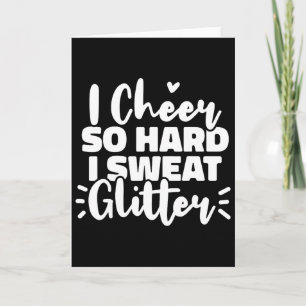 Cheerleading Cheerleader Cadeau Kaart