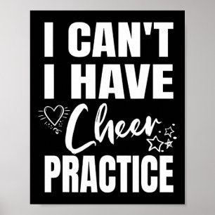 Cheerleading Cheerleader Spullen Cheer Team Oefeni Poster