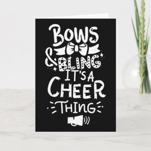 Cheerleading Cheerleader Voetbal Cadeau Klein  Kaart