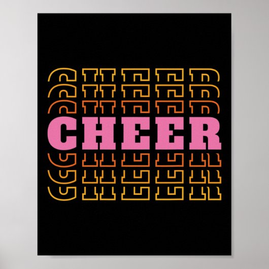 Cheerleading Cheerleaders Poster (Voorkant)