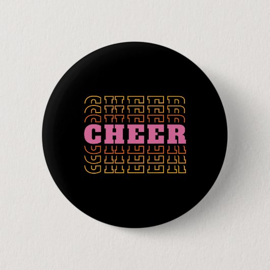 Cheerleading Cheerleaders Ronde Button 5,7 Cm (Voorkant)