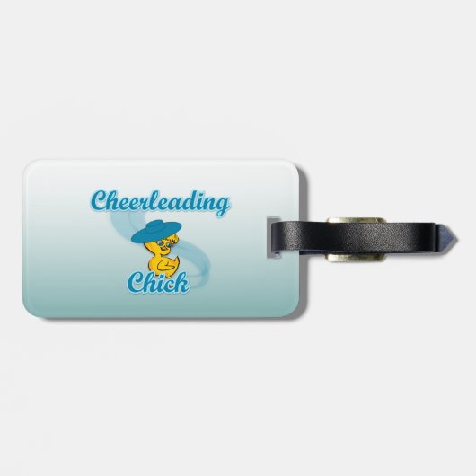 Cheerleading Chick #3 Bagagelabel (Achterkant horizontaal)