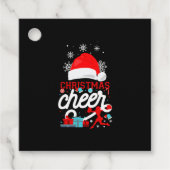 Cheerleading Christmas Cheer Bedankjes Labels (Voorkant)