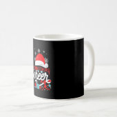 Cheerleading Christmas Cheer Koffiemok (Voorkant rechts)
