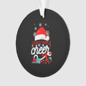 Cheerleading Christmas Cheer Ornament (voorkant)