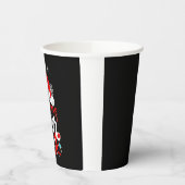 Cheerleading Christmas Cheer Papieren Bekers (Links)