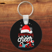 Cheerleading Christmas Cheer Sleutelhanger (Voorkant)