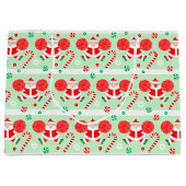 Cheerleading Christmas Holiday Groot Cadeauzakje (Voorkant)