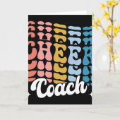 Cheerleading Coach _14 Kaart (Gele Bloem)