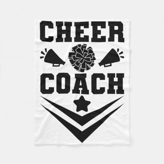 Cheerleading Coach _7  Fleece Deken (Voorkant)