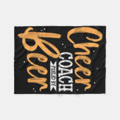 Cheerleading Coach Cheer Coach Fleece Deken (Voorkant (Horizontaal))