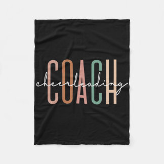 Cheerleading Coach Cute Cheer Voor Coach Waarderin Fleece Deken