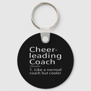 Cheerleading Coach Definitie Sport Grappige Traine Sleutelhanger