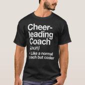 Cheerleading Coach Definition Trainer Training T-shirt (Voorkant)