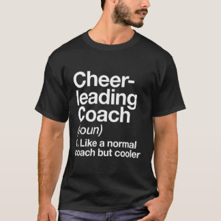 Cheerleading Coach Grappige Definitie Sporttrainer T-shirt