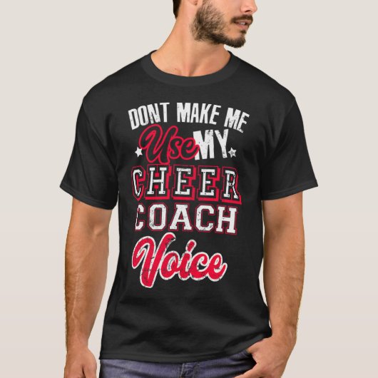 Cheerleading Coach laat me mijn Cheerling Coach ni T-shirt (Voorkant)