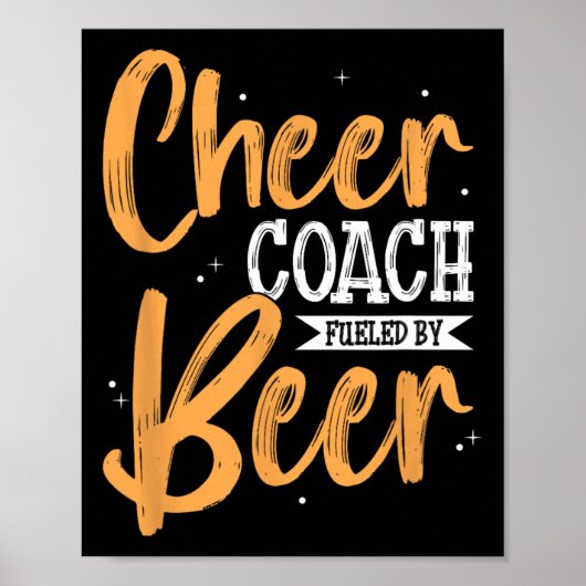 Cheerleading Coach Pom-Coach Poster (Voorkant)